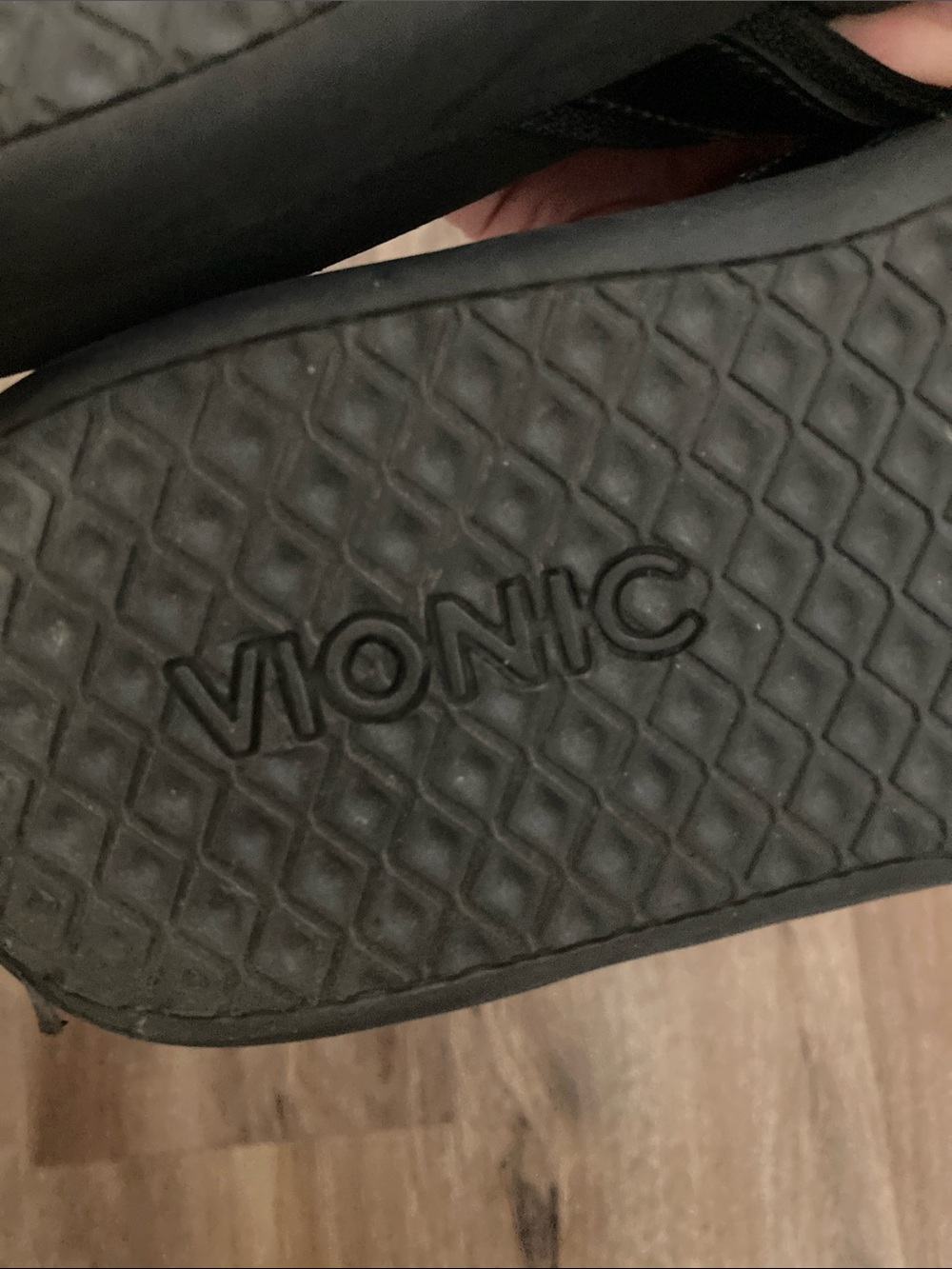 Vionic Black Womens Flip Flop Sandals Sz 10 - Picture 7 of 8